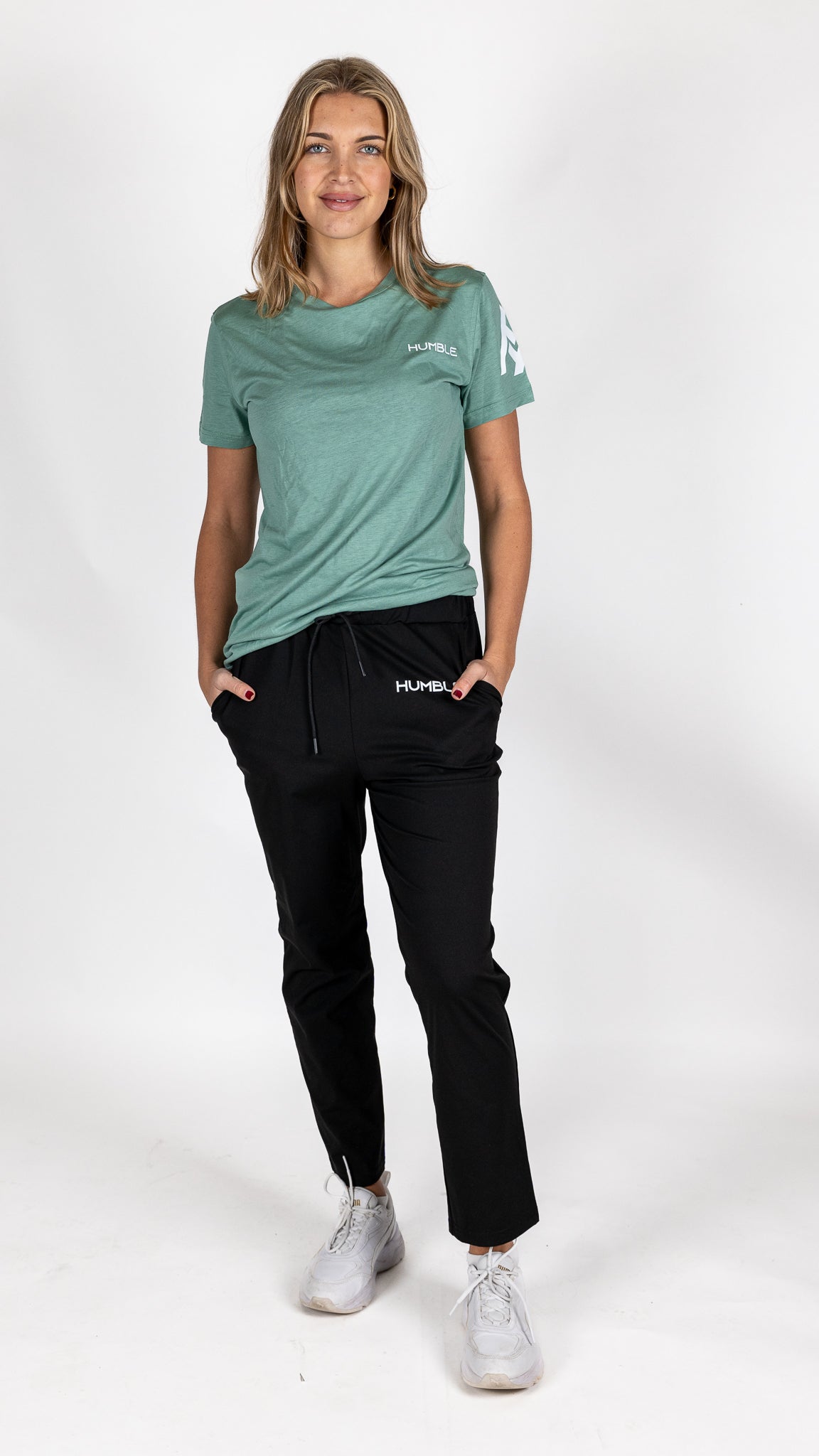 Performance Joggers i svart färg som är squatproof och hållbara