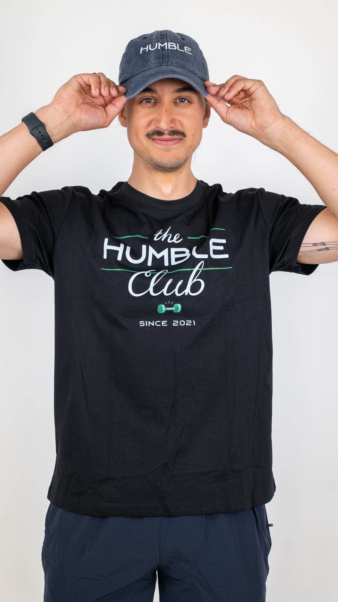 Vintage keps i navy färg