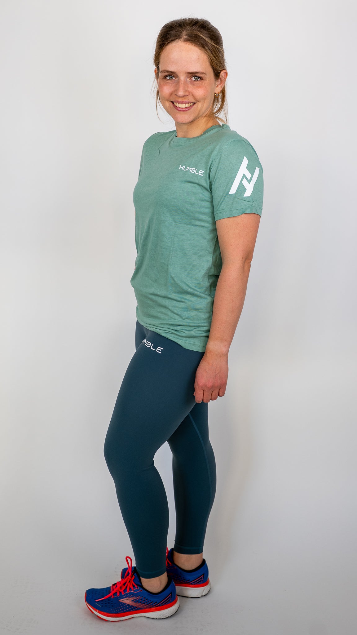 Grön t-shirt för dam till Crossfit och Hyrox