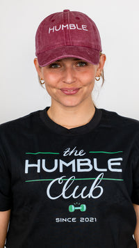 Röd vintagekeps för dam